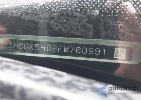 2015 Honda Fit Ex/Ex-L from USA, damaged, VIN 3HGGK5H86FM760991